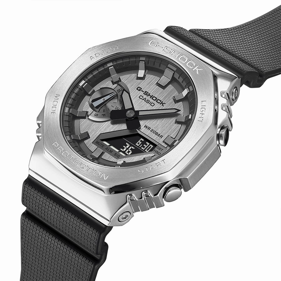 Casio G-Shock Steel Octagon Case Quartz Mens Watch GM-2100-1AER