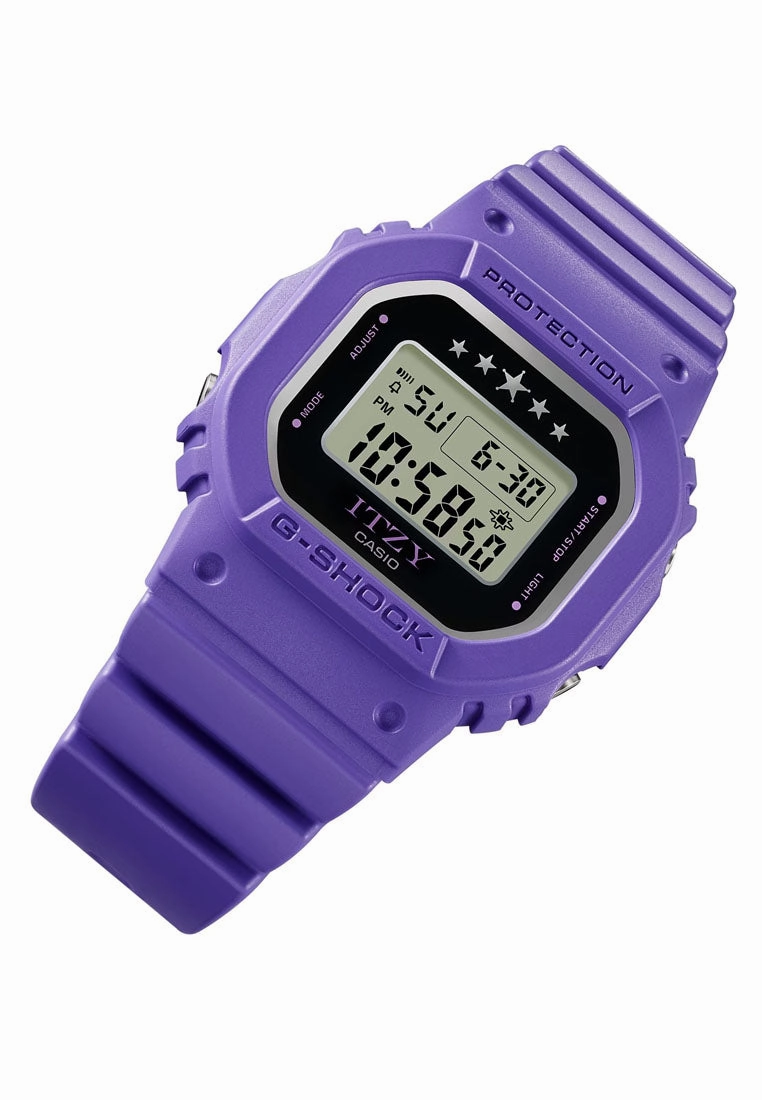 Casio G-shock Women GMD-S5610IT-6DR ITZY Collaboration Digital Rubber Strap Watch For Women