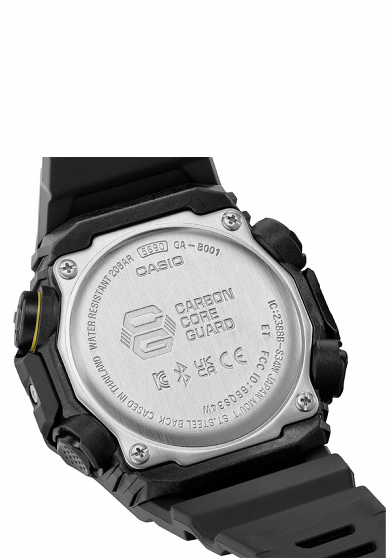 Casio GA-B001CY-1A Digital Analog Rubber Strap Watch for Men