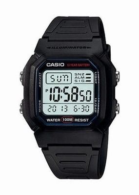 CASIO GENTS DIGITAL WATCH W800H-1A