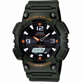 Casio Illuminator Tough Solar Alarm Analog Digital Watch AQS810W-3A