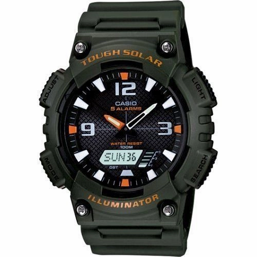 Casio Illuminator Tough Solar Alarm Analog Digital Watch AQS810W-3A