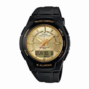 Casio Islamic Prayer Watch Series Black Resin Band Watch CPW500H-9A CPW-500H-9A