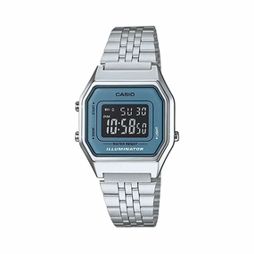 Casio LA680WA-2BDF Silver Stainless Watch for Women