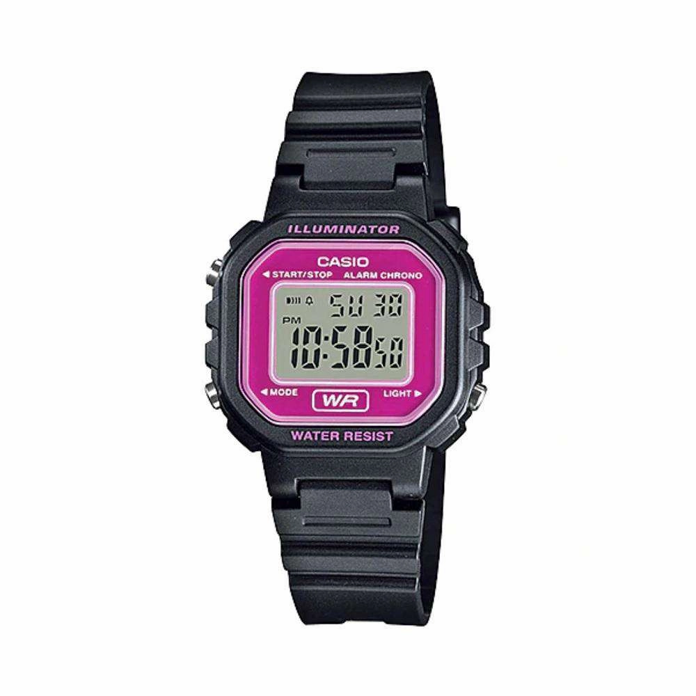Casio LA-20WH-4ADF Black Resin Strap Watch for Women