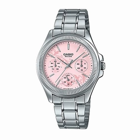 Casio Ladies' Enticer Series Silver Stainless Steel Band Watch LTP2088D-4A LTP-2088D-4A