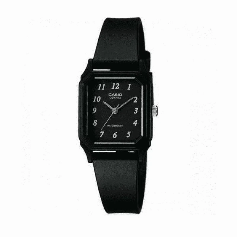 Casio LQ-142-1BDF Black Rubber Strap Watch for Women