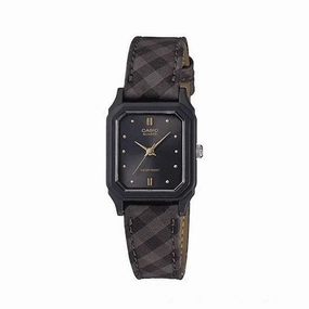 Casio LQ-142LB-1ADF Brown Leather Strap Watch for Women