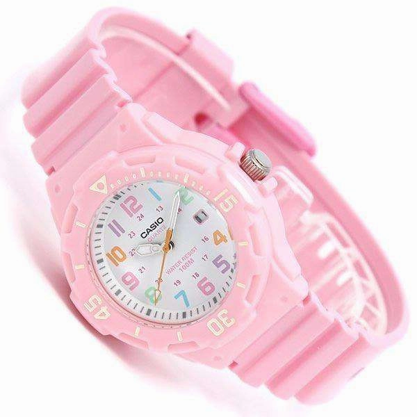 Casio LRW-200H-4B2 Pink Resin Strap Watch For Women