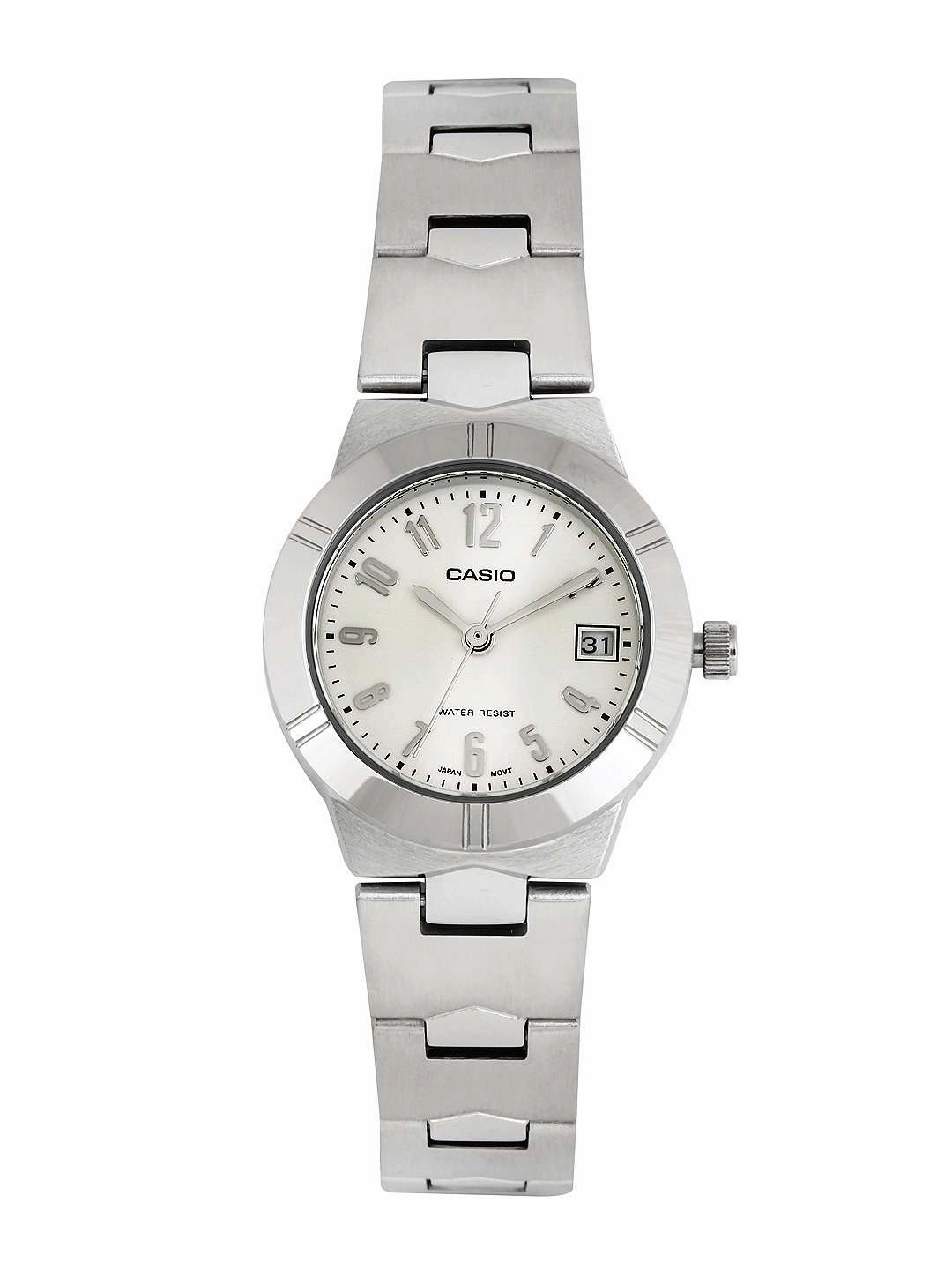 Casio LTP-1241D-7A2DF Silver Stainless Steel Strap Watch for Women