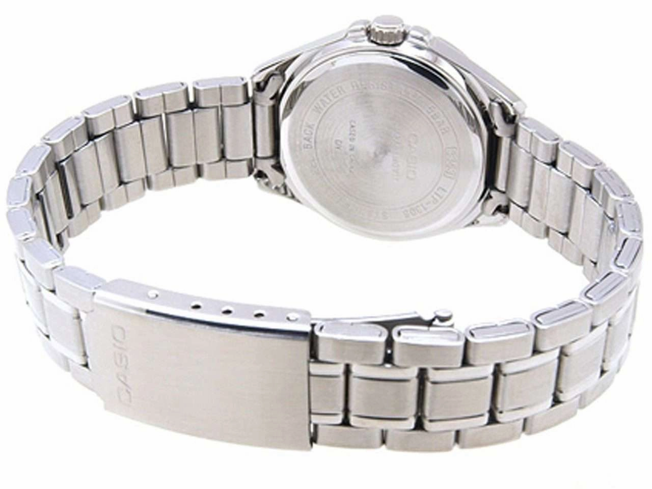 Casio LTP-1308D-1AVDF Silver Stainless Steel Strap Watch for Women