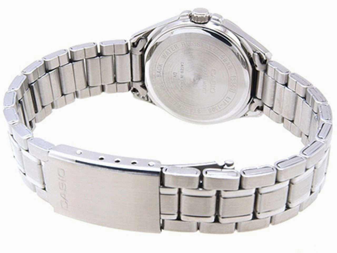Casio LTP-1308D-1AVDF Silver Stainless Steel Strap Watch for Women