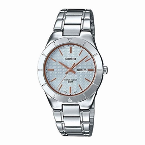 Casio LTP-1410D-2A Silver Stainless Watch for Women