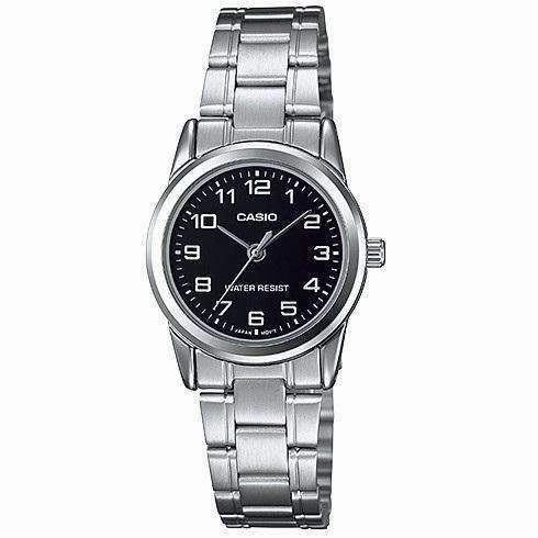 Casio LTP-V001D-1B Silver Stainless Watch for Women