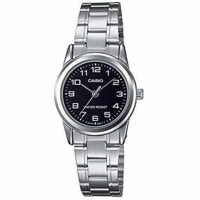Casio LTP-V001D-1B Silver Stainless Watch for Women