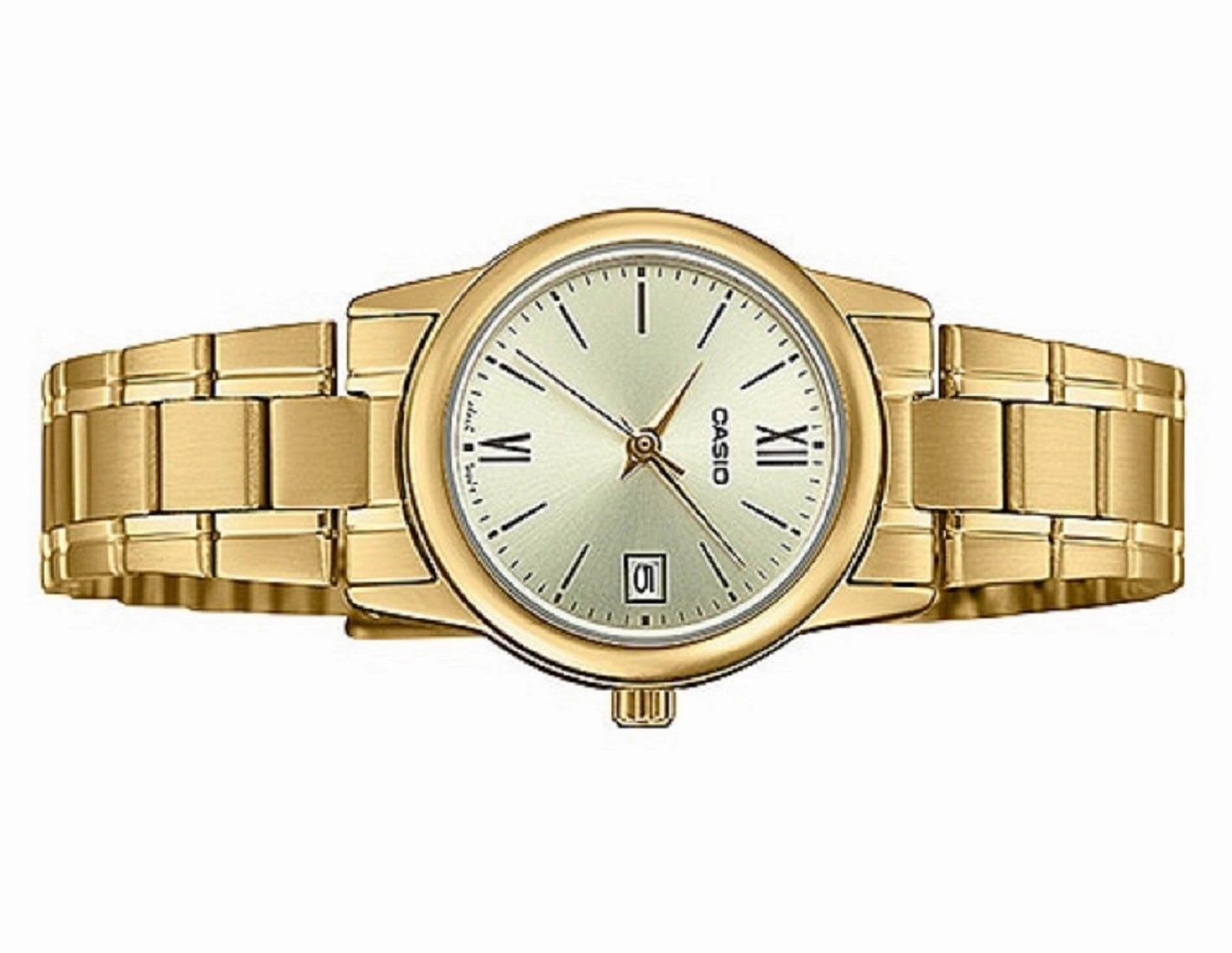 Casio LTP-V002G-9B3 Gold stainless strap for Women