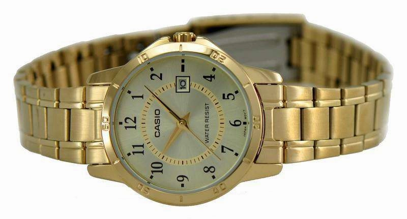 Casio LTP-V004G-9B Gold Stainless Watch for Women