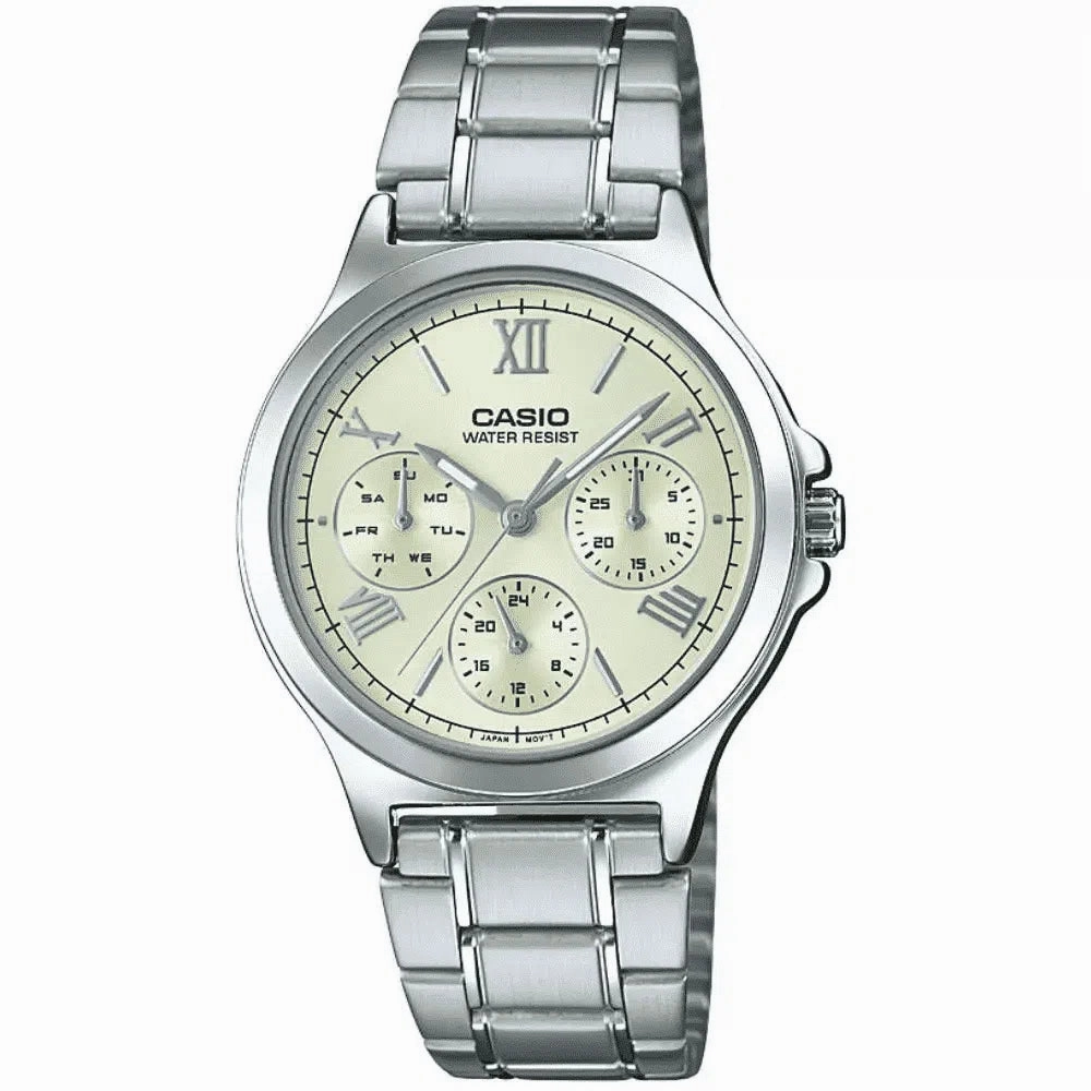 Casio LTP-V300D-9A1 Siver Stainless Watch for Women