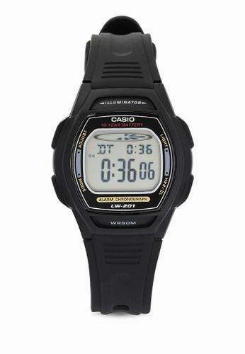 Casio LW-201-1AVDF Black Resin Watch for Women
