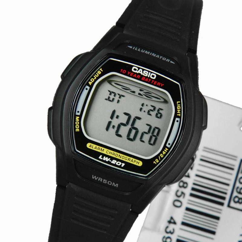 Casio LW-201-1AVDF Black Resin Watch for Women