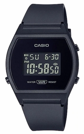 Casio LW-204-1BDF Black Resin Strap Watch for Women