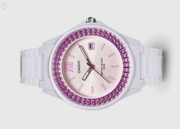 Casio LX-500H-4E White Resin Watch For Women