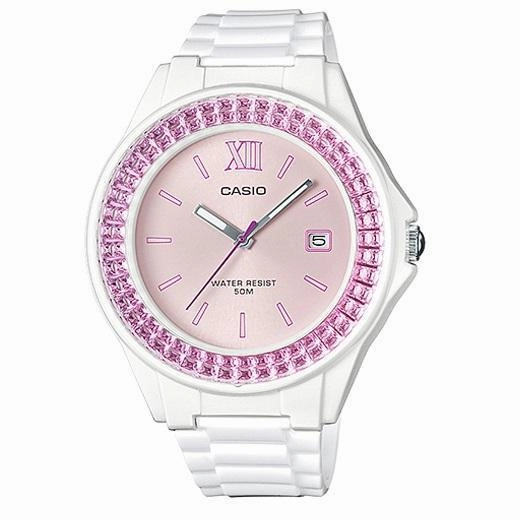 Casio LX-500H-4E White Resin Watch For Women
