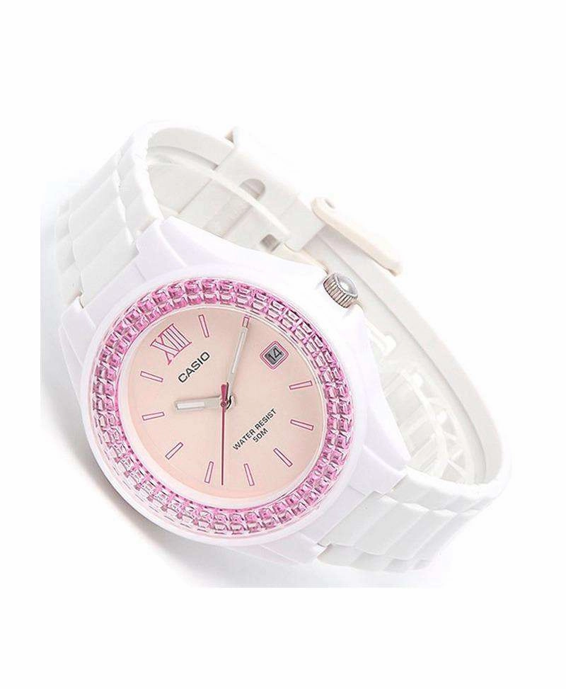 Casio LX-500H-4E White Resin Watch For Women