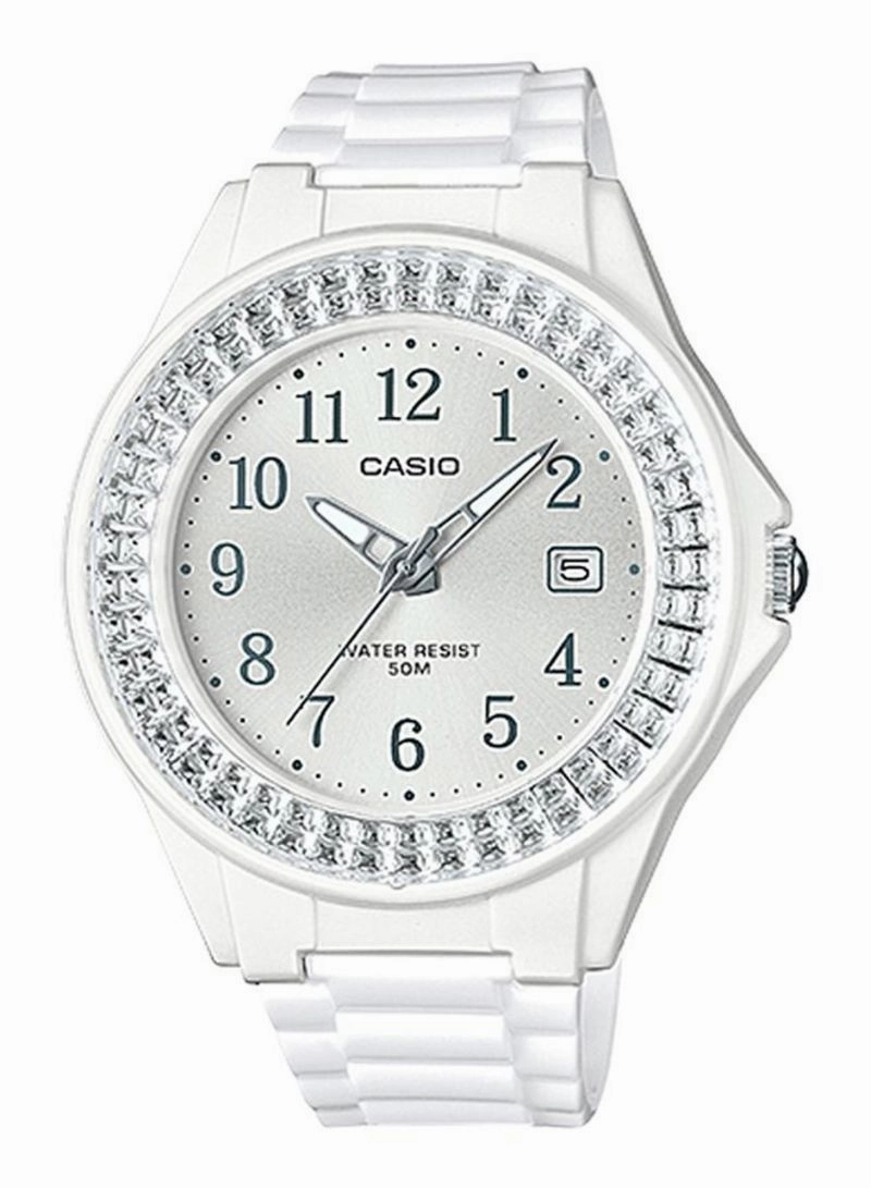 Casio LX-500H-7B2 White Resin Watch For Women