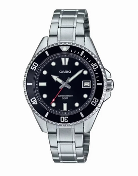 Casio MDV-10D-1A1 Analog Stainless Steel Strap Watch For Men