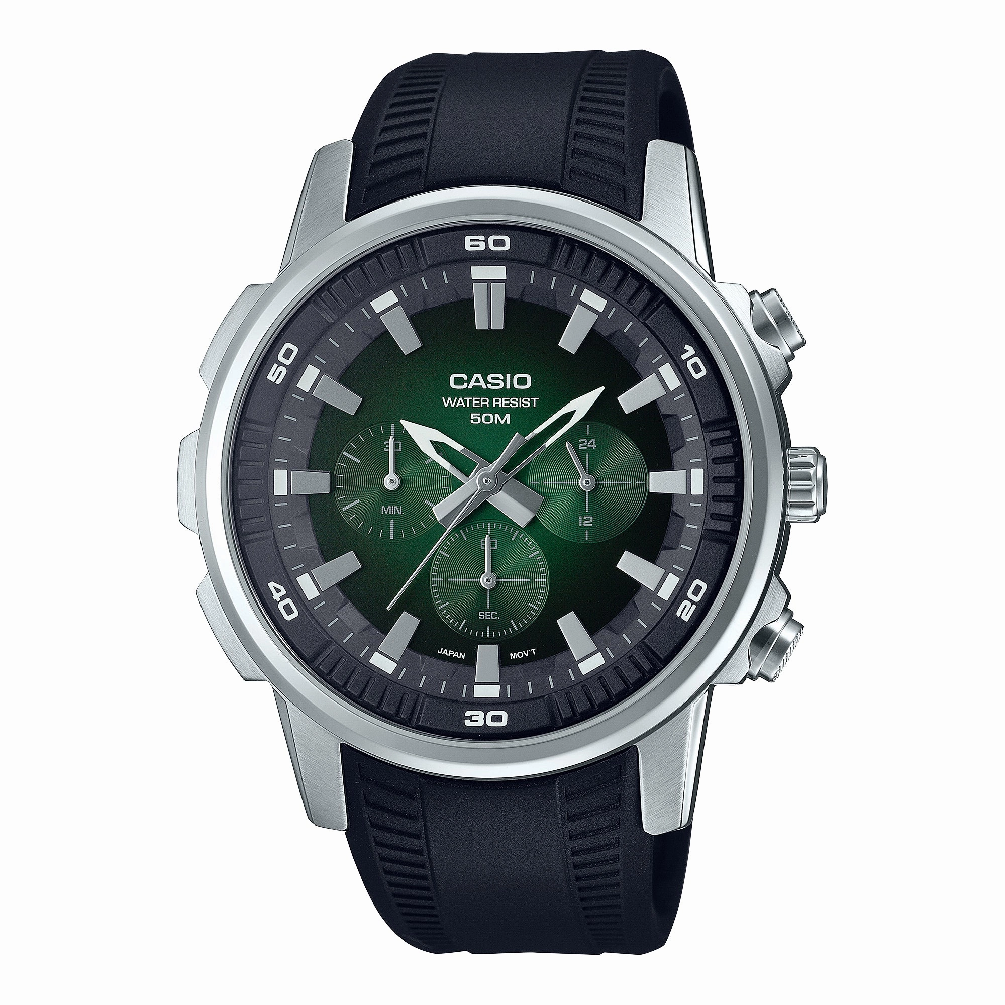 Casio Men's Analog Multi Hands Watch MTPE505-3A MTP-E505-3A