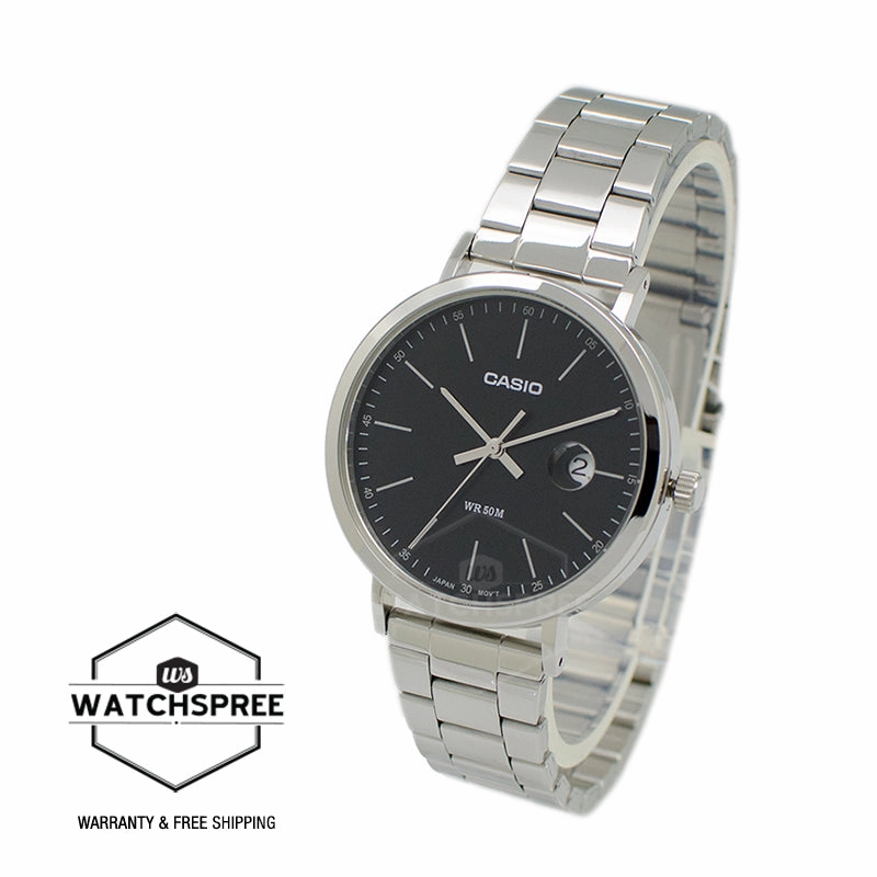 Casio Men's Analog Stainless Steel Band Watch MTPE175D-1E MTP-E175D-1E