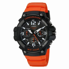 Casio Men's Chronograph Watch - Heavy Duty Black Dial | MCW100H-4A