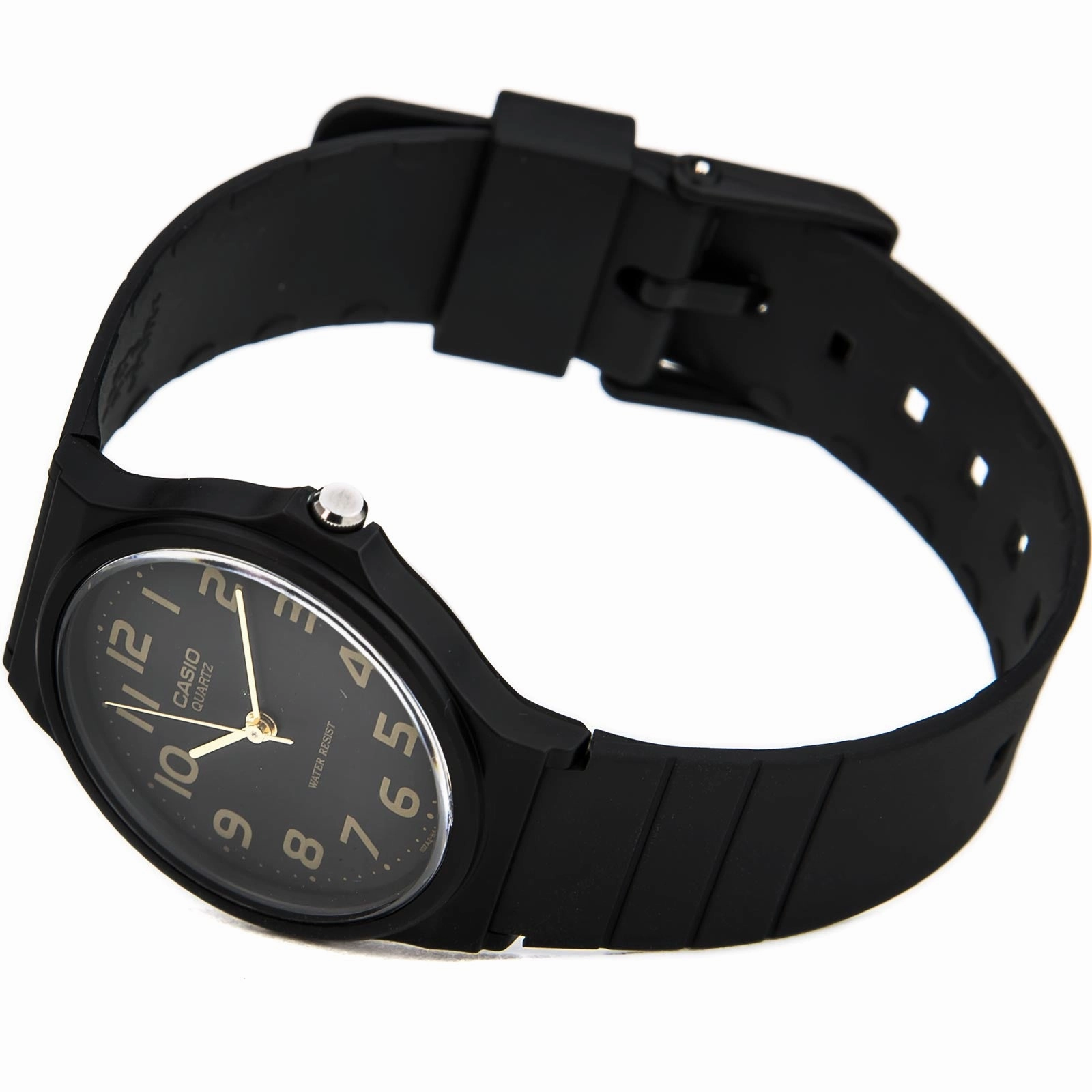 Casio Men's Classic Casual Black Resin Strap Black Dial Watch | MQ24-1B2
