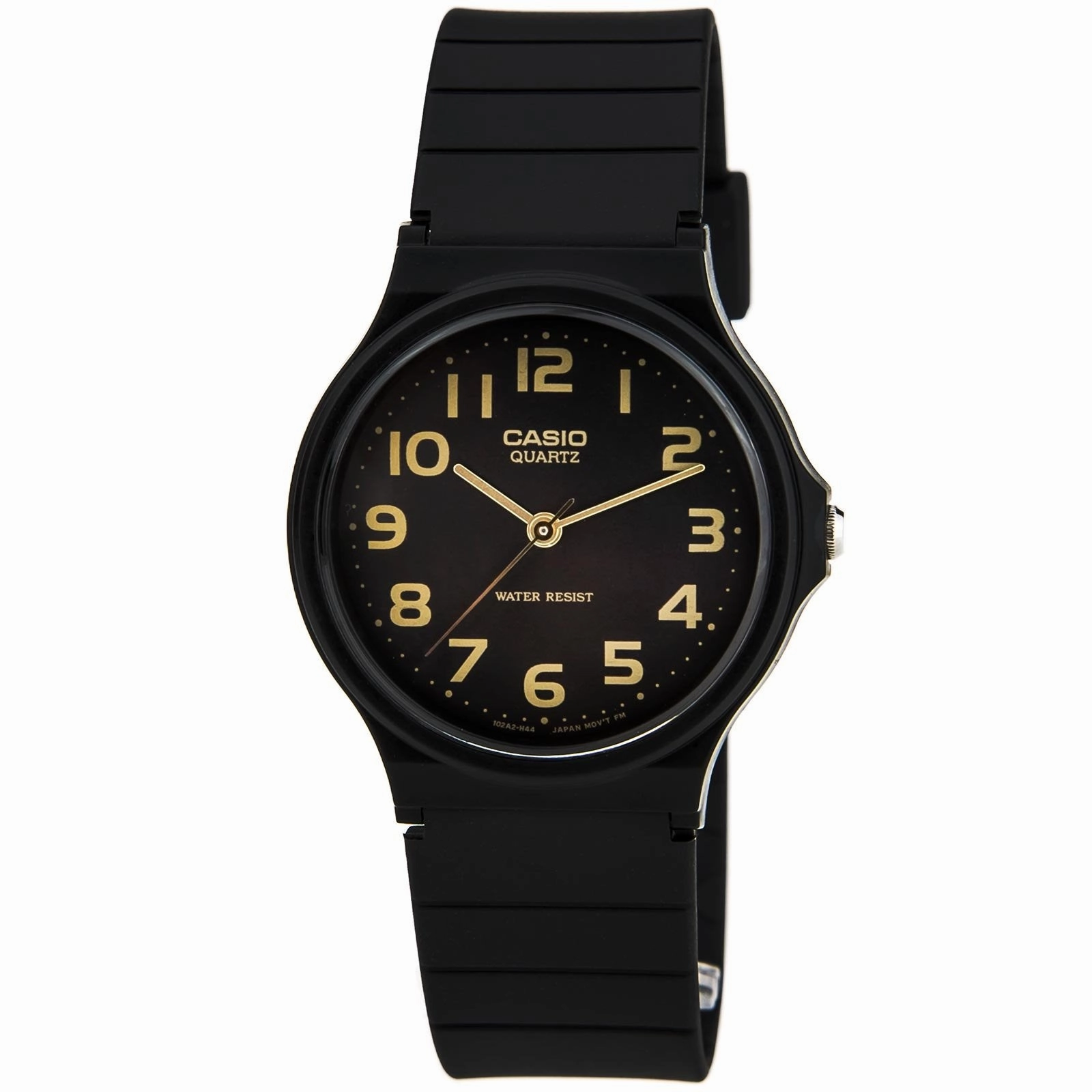 Casio Men's Classic Casual Black Resin Strap Black Dial Watch | MQ24-1B2
