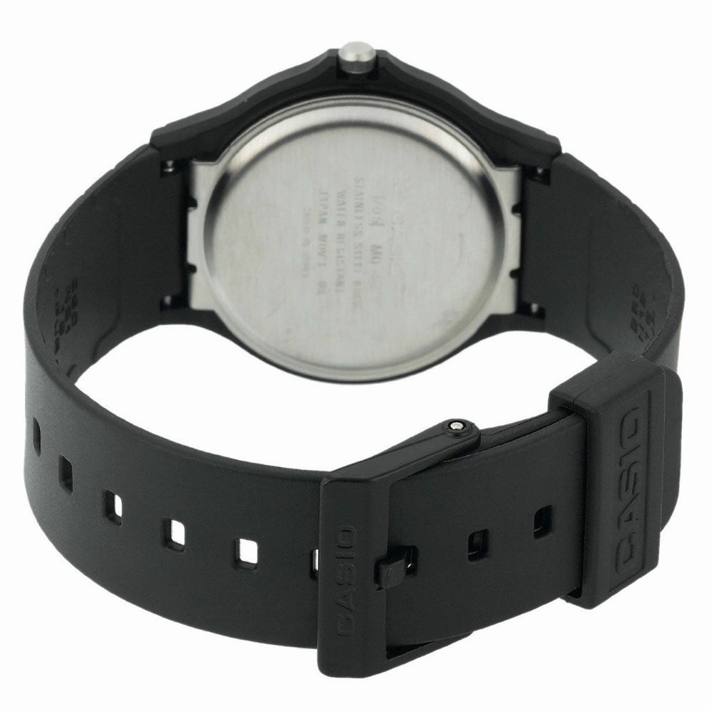 Casio Men's Classic Casual Black Resin Strap Black Dial Watch | MQ24-1B2