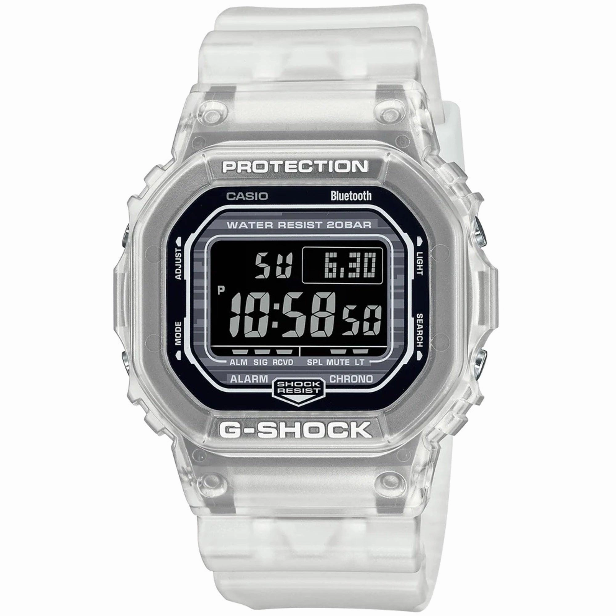 Casio Men's Digital Watch - G-Shock Quartz Black and Grey Dial Strap | DWB5600G-7