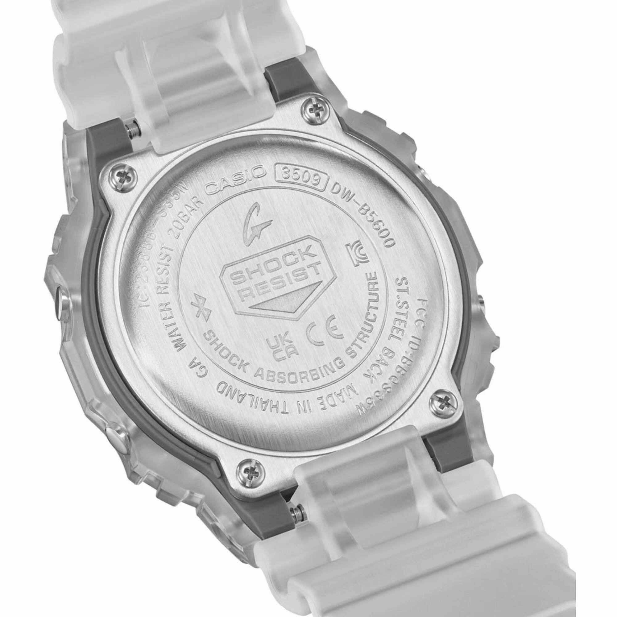 Casio Men's Digital Watch - G-Shock Quartz Black and Grey Dial Strap | DWB5600G-7