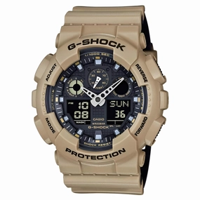Casio Men's Quartz Watch - G-Shock Analog Digital Strap Shock Resistant | GA100L-8A
