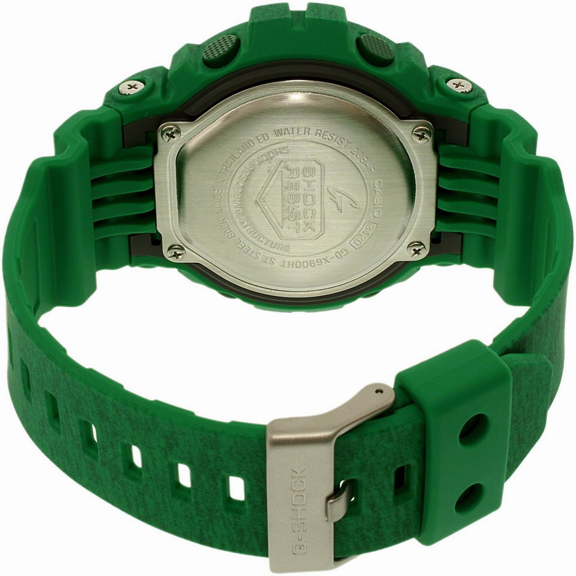 Casio Men's Watch - G-Shock World Time Digital Dial Green Resin Strap | GDX6900HT-3