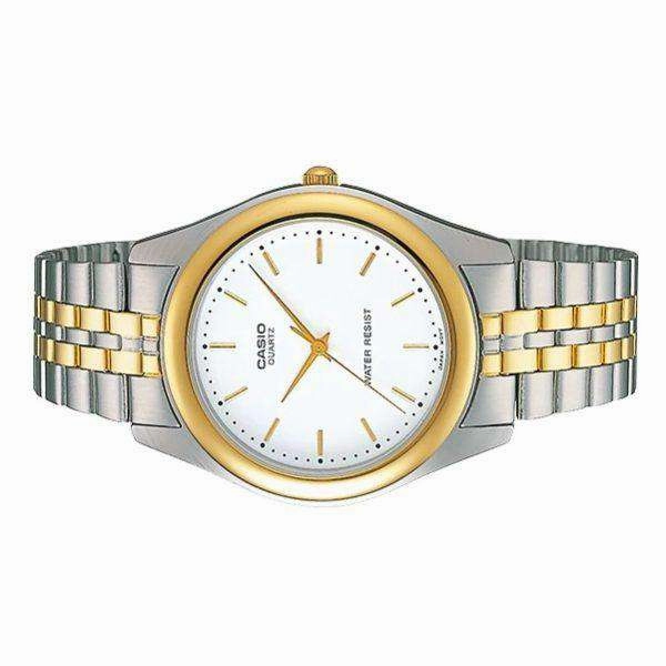 Casio MTP-1129G-7ARDF Two Tone Stainless Steel Strap Watch for Men