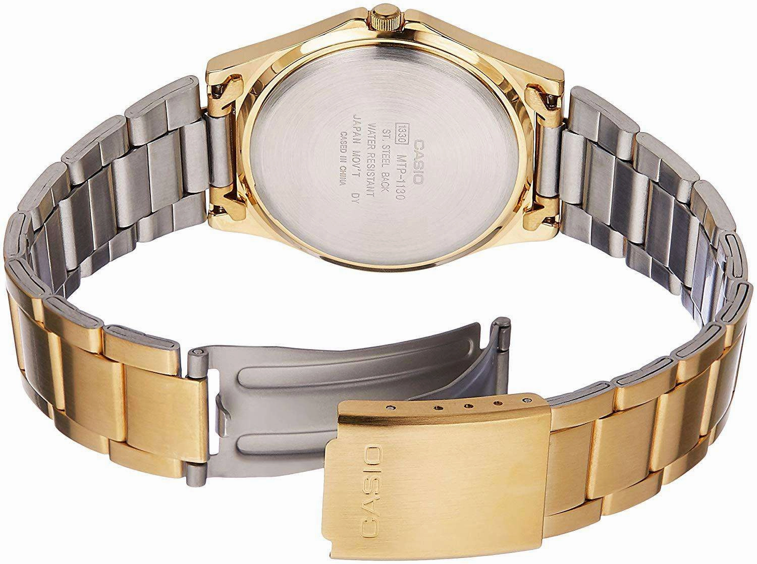 Casio MTP-1130N-7B Gold Plated Watch for Men