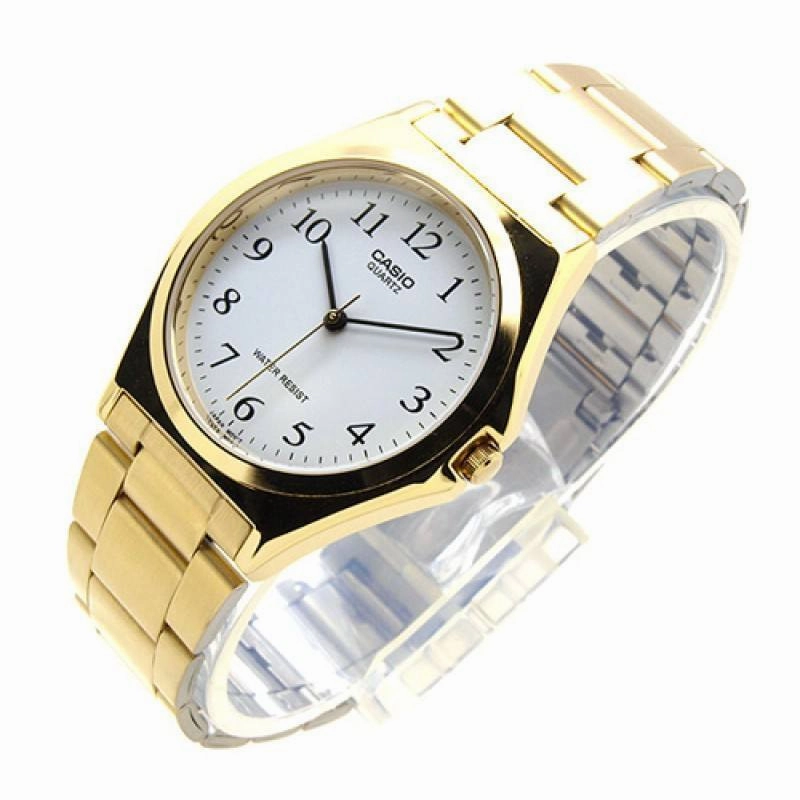 Casio MTP-1130N-7B Gold Plated Watch for Men