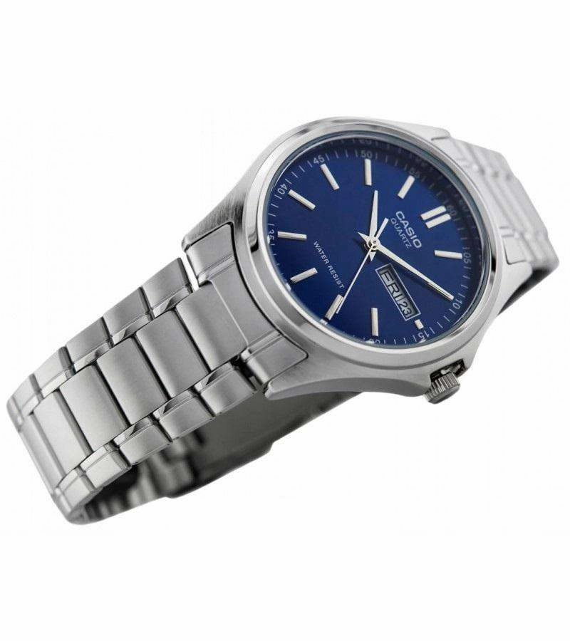 Casio MTP-1239D-2ADF Silver Stainless Steel Strap Watch for Men