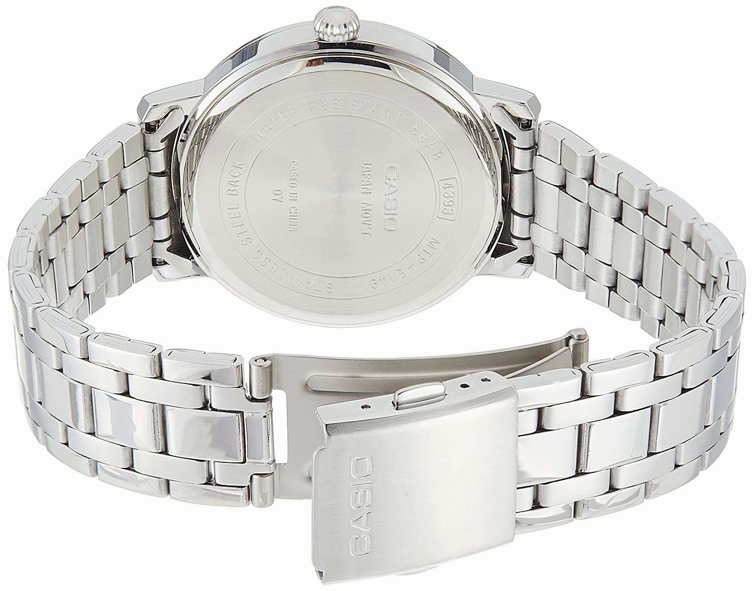 Casio MTP-E149D-7B Silver Stainless Watch for Men