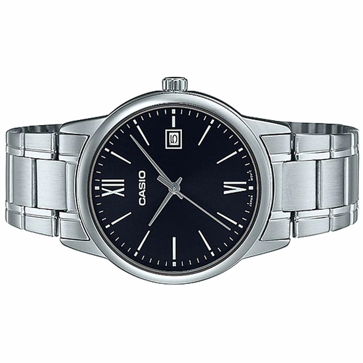 Casio MTP-V002D-1B3 Silver Stainless Watch for Men