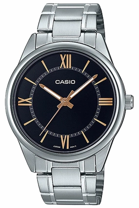Casio MTP-V005D-1B5 Silver Stainless Watch for Men