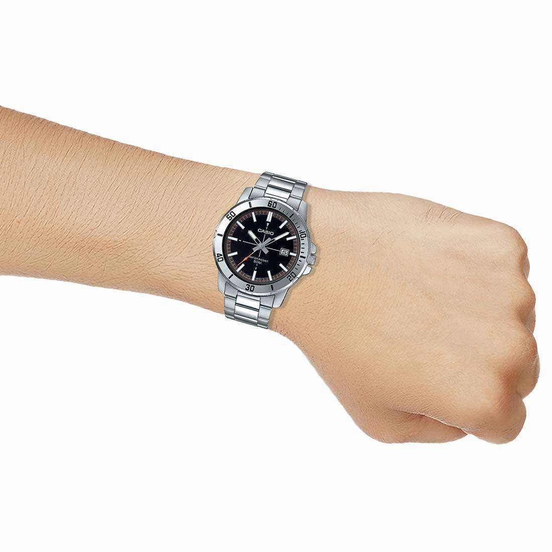 Casio MTP-VD01D-1E2VUDF Silver Stainless Watch for Men
