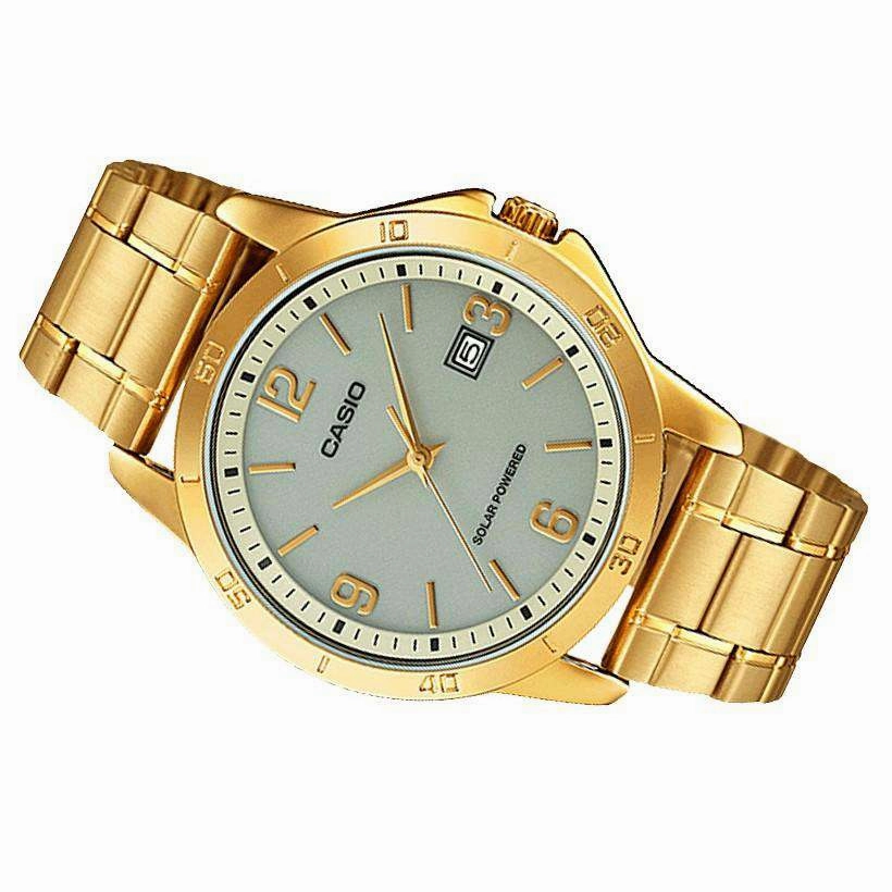 Casio MTP-VS02G-9A Gold Plated Watch for Men