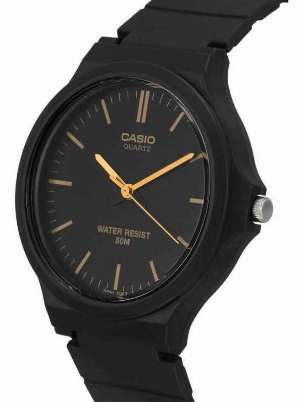 Casio MW-240-1E2VDF Black Resin Strap Watch for Men
